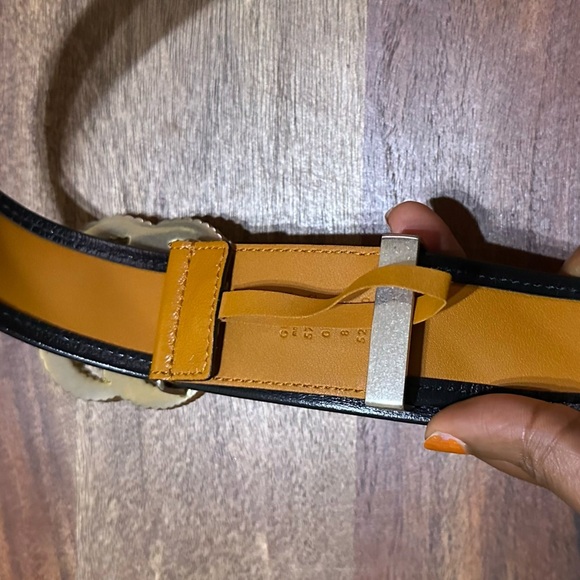 Gucci Double G Leather Tourchon Belt 'Brown' - Picture 10 of 16